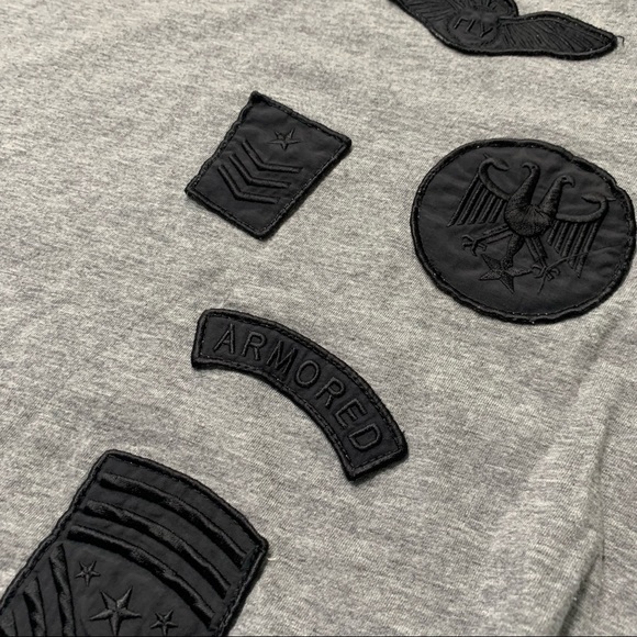 Saks Fifth Ave x Anthony Davis Patch Tee Gray large - Picture 6 of 10